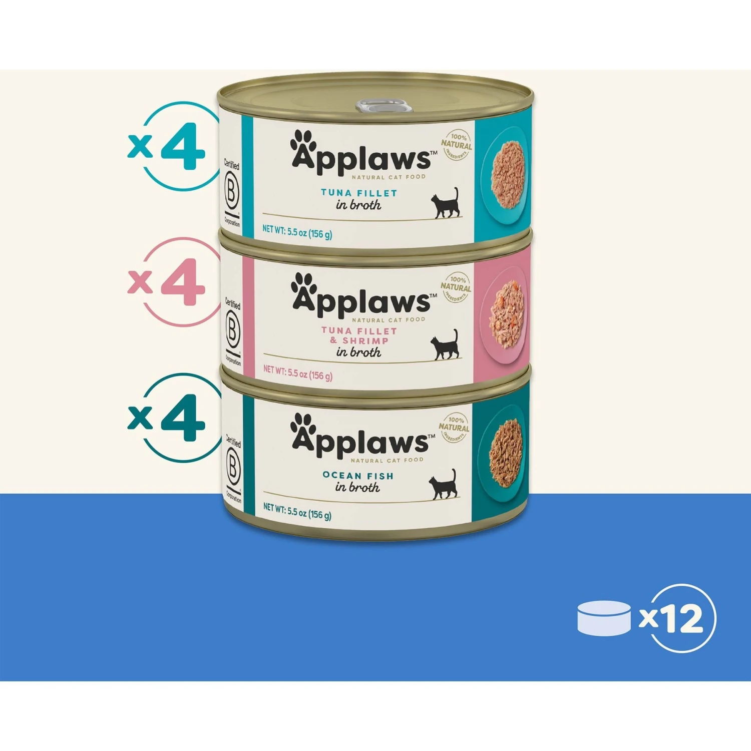 Applaws Fish Selection In Broth Variety Pack Wet Cat Food 9 Applaws Fish Selection In Broth Variety Pack Wet Cat Food - Image 7