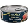 Fussie Cat Market Fresh Trout & Salmon Wet Cat Food, 5.5-oz Can, Case Of 24 -PurePet Bites Shop 569694 MAIN. AC SS1800 V1657660049