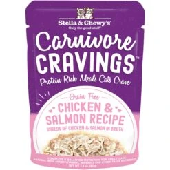 Stella & Chewy's Carnivore Cravings Chicken & Salmon Flavored Shredded Wet Cat Food