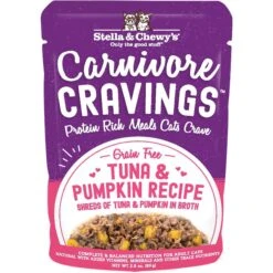 Stella & Chewy's Carnivore Cravings Tuna & Pumpkin Flavored Shredded Wet Cat Food