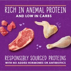 Stella & Chewy's Savory Shreds Chicken & Beef Flavored Shredded Wet Cat Food -PurePet Bites Shop 576462 PT3. AC SS1800 V1657660469