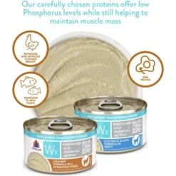 Weruva Wx Phos Focused Chicken Formula Grain-Free Puree Wet Cat Food, 3-oz Can, Case Of 12 -PurePet Bites Shop 578046 PT8. AC SS1800 V1684343891