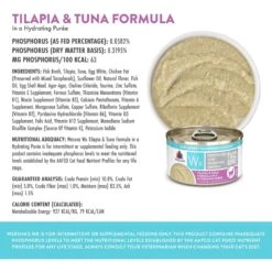 Weruva Wx Phos Focused Tilapia & Tuna Formula Grain-Free Puree Wet Cat Food, 3-oz Can, Case Of 12 -PurePet Bites Shop 578062 PT4. AC SS1800 V1684342676