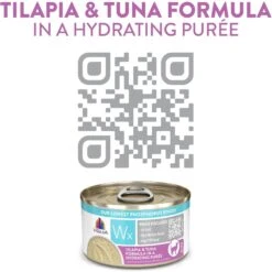 Weruva Wx Phos Focused Tilapia & Tuna Formula Grain-Free Puree Wet Cat Food, 3-oz Can, Case Of 12 -PurePet Bites Shop 578062 PT7. AC SS1800 V1684347961