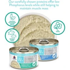 Weruva Wx Phos Focused Tilapia & Chicken Formula Grain-Free Puree Wet Cat Food, 3-oz Can, Case Of 12 -PurePet Bites Shop 578078 PT8. AC SS1800 V1684342245