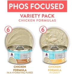 Weruva Wx Phos Focused Chicken Variety Pack Grain-Free Wet Cat Food, 3-oz Can, Case Of 12 -PurePet Bites Shop 578142 PT2. AC SS1800 V1684171823