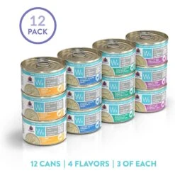 Weruva Wx Phos Focused Pate & Gravy Variety Pack Grain-Free Wet Cat Food, 3-oz Can, Case Of 12 -PurePet Bites Shop 578158 PT1. AC SS1800 V1684340591