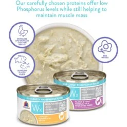 Weruva Wx Phos Focused Pate & Gravy Variety Pack Grain-Free Wet Cat Food, 3-oz Can, Case Of 12 -PurePet Bites Shop 578158 PT8. AC SS1800 V1684342216