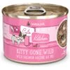 Weruva Cats In The Kitchen Kitty Gone Wild Salmon Au Jus Grain-Free Canned Cat Food -PurePet Bites Shop 58944 MAIN. AC SS1800 V1702597897