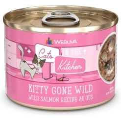 Weruva Cats In The Kitchen Kitty Gone Wild Salmon Au Jus Grain-Free Canned Cat Food