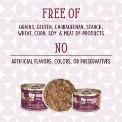 Weruva Cats In The Kitchen The Double Dip Chicken & Beef Au Jus Grain-Free Canned Cat Food -PurePet Bites Shop 58952 PT4. AC SS1800 V1702598029