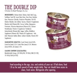 Weruva Cats In The Kitchen The Double Dip Chicken & Beef Au Jus Grain-Free Canned Cat Food -PurePet Bites Shop 58952 PT8. AC SS1800 V1702598067