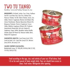 Weruva Cats In The Kitchen Two Tu Tango Sardine, Tuna & Turkey Au Jus Grain-Free Canned Cat Food -PurePet Bites Shop 58954 PT8. AC SS1800 V1702598017