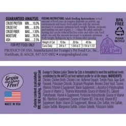 Evanger's Classic Recipes Chicken Lickin' Dinner Grain-Free Canned Cat Food -PurePet Bites Shop 59834 PT1. AC SS1800 V1693941636