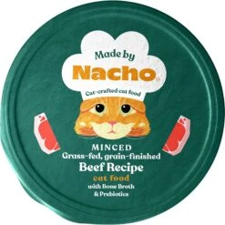 Made By Nacho Grass Fed, Grain-Finished Minced Beef Recipe With Bone Broth Wet Cat Food & Made By Nacho Cage Free Minced Chicken Recipe With Bone Broth Wet Cat Food -PurePet Bites Shop 605806 PT1. AC SS1800 V1660144163