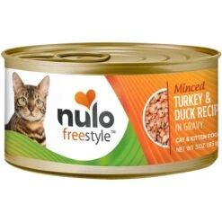 Nulo Freestyle Shredded Chicken & Duck In Gravy Grain-Free Canned Cat Food & Nulo Freestyle Minced Turkey & Duck In Gravy Grain-Free Canned Cat & Kitten Food -PurePet Bites Shop 607662 PT5. AC SS1800 V1660843612