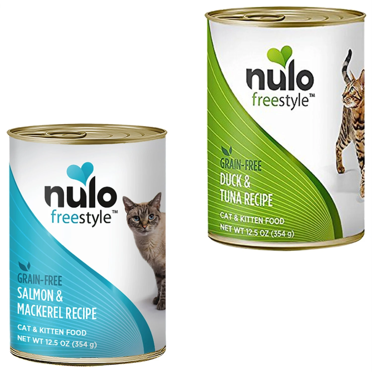 Nulo Freestyle Salmon & Mackerel Recipe Grain-Free Canned Cat & Kitten Food & Nulo Freestyle Duck & Tuna Recipe Grain-Free Canned Cat & Kitten Food 3 Nulo Freestyle Salmon & Mackerel Recipe Grain-Free Canned Cat & Kitten Food & Nulo Freestyle Duck & Tuna Recipe Grain-Free Canned Cat & Kitten Food
