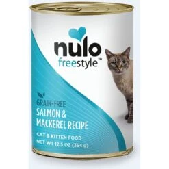 Nulo Freestyle Salmon & Mackerel Recipe Grain-Free Canned Cat & Kitten Food & Nulo Freestyle Turkey & Chicken Recipe Grain-Free Canned Cat & Kitten Food -PurePet Bites Shop 607694 PT1. AC SS1800 V1660841231