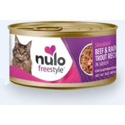 Nulo Freestyle Minced Salmon & Turkey In Gravy Grain-Free Canned Cat & Kitten Food & Nulo Freestyle Shredded Beef & Rainbow Trout In Gravy Grain-Free Canned Cat & Kitten Food -PurePet Bites Shop 607950 PT5. AC SS1800 V1660916039