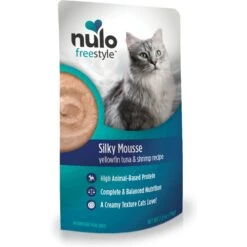 Nulo Freestyle Silky Mousse Tuna & Shrimp Recipe Grain-Free Wet Cat Food, 2.8-oz, Case Of 24 & Nulo Freestyle Silky Mousse Chicken & Salmon Recipe Grain-Free Wet Cat Food, 2.8-oz, Case Of 24 -PurePet Bites Shop 608030 PT1. AC SS1800 V1660923857