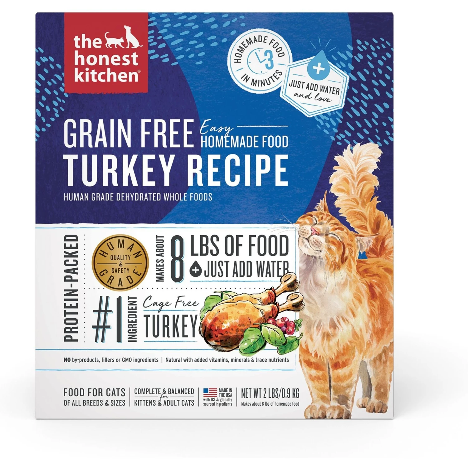 The Honest Kitchen Grain-Free Turkey Dehydrated Cat Food & The Honest Kitchen Dehydrated Grain-Free Chicken Cat Food 4 The Honest Kitchen Grain-Free Turkey Dehydrated Cat Food & The Honest Kitchen Dehydrated Grain-Free Chicken Cat Food - Image 2