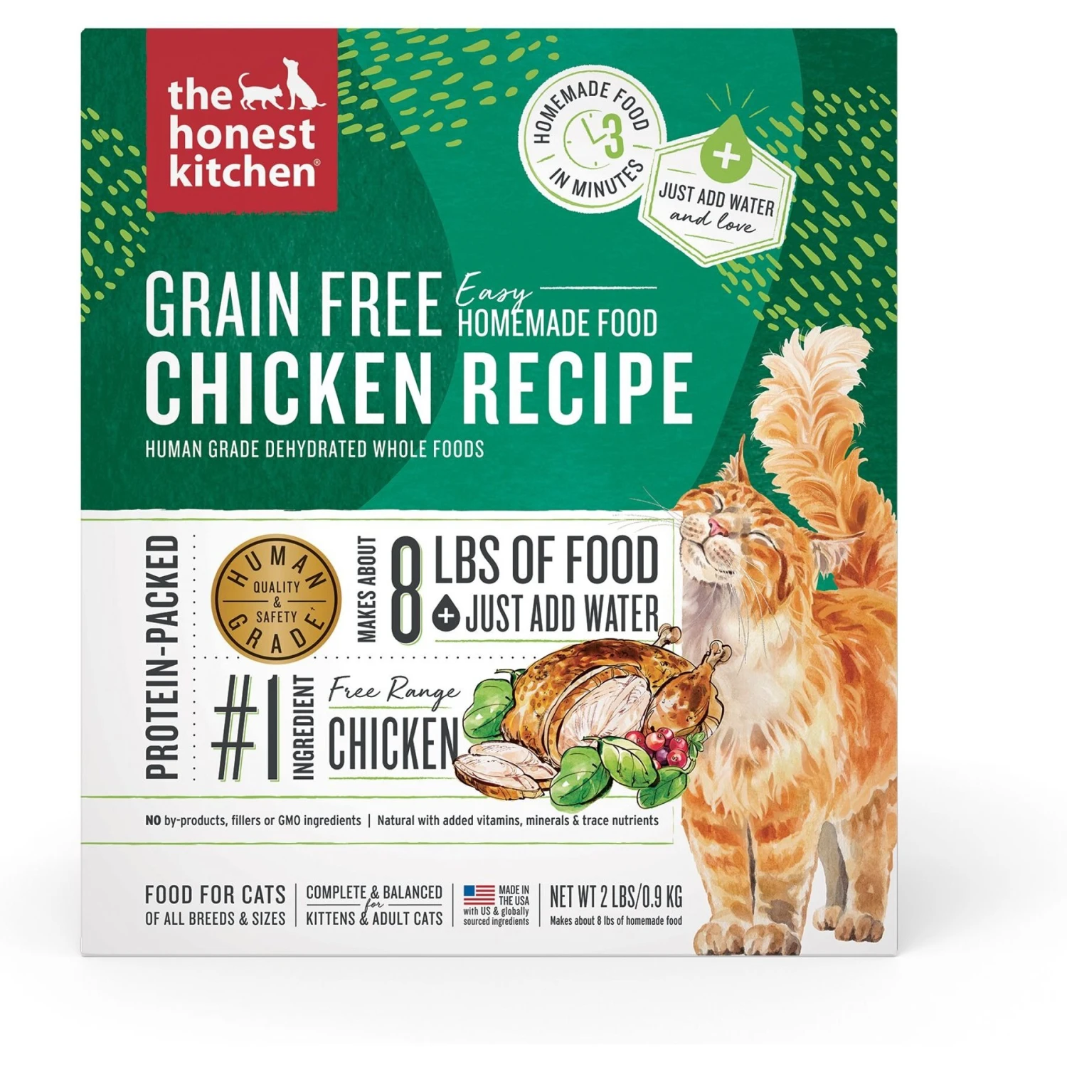 The Honest Kitchen Grain-Free Turkey Dehydrated Cat Food & The Honest Kitchen Dehydrated Grain-Free Chicken Cat Food 8 The Honest Kitchen Grain-Free Turkey Dehydrated Cat Food & The Honest Kitchen Dehydrated Grain-Free Chicken Cat Food - Image 6