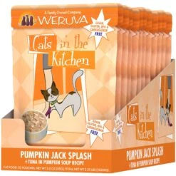 Weruva Cats In The Kitchen Mack, Jack & Sam Salmon, Mackerel & Tuna Recipe Grain-Free Cat Food Pouches & Weruva Cats In The Kitchen Pumpkin Jack Splash Tuna In Pumpkin Soup Grain-Free Cat Food Pouches -PurePet Bites Shop 611414 PT5. AC SS1800 V1661528083