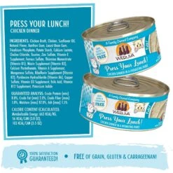 Weruva Classic Cat Press Your Lunch! Chicken Pate Canned Cat Food & Weruva Classic Cat Meal Or No Deal Chicken & Beef Pate Canned Cat Food -PurePet Bites Shop 611430 PT3. AC SS1800 V1661530103