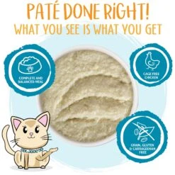 Weruva Classic Cat Press Your Lunch! Chicken Pate Canned Cat Food & Weruva Classic Cat Meal Or No Deal Chicken & Beef Pate Canned Cat Food -PurePet Bites Shop 611430 PT4. AC SS1800 V1661530103