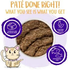 Weruva Classic Cat Meal Or No Deal Chicken & Beef Pate Canned Cat Food & Weruva Classic Cat Jolly Good Fares Chicken & Salmon Pate Canned Cat Food -PurePet Bites Shop 611454 PT4. AC SS1800 V1661530107