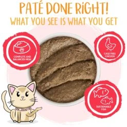 Weruva Classic Cat Meal Or No Deal Chicken & Beef Pate Canned Cat Food & Weruva Classic Cat Jolly Good Fares Chicken & Salmon Pate Canned Cat Food -PurePet Bites Shop 611454 PT8. AC SS1800 V1661528022