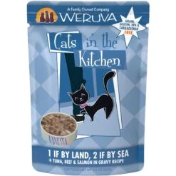 Weruva Cats In The Kitchen 1 If By Land, 2 If By Sea Tuna, Beef & Salmon Recipe Grain-Free Cat Food Pouches & Weruva Cats In The Kitchen Love Me Tender Chicken & Duck Recipe Grain-Free Cat Food Pouches 13 Weruva Cats In The Kitchen 1 If By Land, 2 If By Sea Tuna, Beef & Salmon Recipe Grain-Free Cat Food Pouches & Weruva Cats In The Kitchen Love Me Tender Chicken & Duck Recipe Grain-Free Cat Food Pouches -PurePet Bites Shop 611470 PT2. AC SS1800 V1661528337