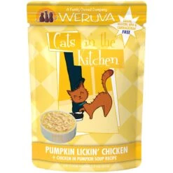Weruva Cats In The Kitchen Pumpkin Jack Splash Tuna In Pumpkin Soup Grain-Free Cat Food Pouches & Weruva Cats In The Kitchen Pumpkin Lickin' Chicken In Pumpkin Soup Grain-Free Cat Food Pouches -PurePet Bites Shop 611510 PT6. AC SS1800 V1661528336