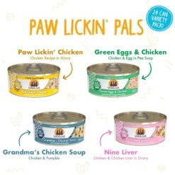 Weruva Paw Lickin' Pals Variety Pack Grain-Free Canned Cat Food & Weruva Frisky Fishin' Friends Variety Pack Grain-Free Canned Cat Food -PurePet Bites Shop 611574 PT2. AC SS1800 V1661528754
