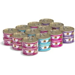 Weruva Paw Lickin' Pals Variety Pack Grain-Free Canned Cat Food & Weruva Frisky Fishin' Friends Variety Pack Grain-Free Canned Cat Food -PurePet Bites Shop 611574 PT5. AC SS1800 V1661528815