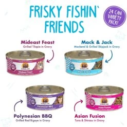 Weruva Paw Lickin' Pals Variety Pack Grain-Free Canned Cat Food & Weruva Frisky Fishin' Friends Variety Pack Grain-Free Canned Cat Food -PurePet Bites Shop 611574 PT6. AC SS1800 V1661528755