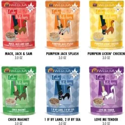 Weruva Cats In The Kitchen Pantry Party Variety Pack Grain-Free Cat Food, 3-oz Pouch, Case Of 12 & BFF Rainbow A Gogo Variety Pack Wet Cat Food Pouches, 3-oz, Case Of 12 -PurePet Bites Shop 611606 PT3. AC SS1800 V1661530581
