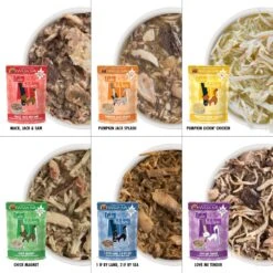 Weruva Cats In The Kitchen Pantry Party Variety Pack Grain-Free Cat Food, 3-oz Pouch, Case Of 12 & BFF Rainbow A Gogo Variety Pack Wet Cat Food Pouches, 3-oz, Case Of 12 -PurePet Bites Shop 611606 PT4. AC SS1800 V1661528398