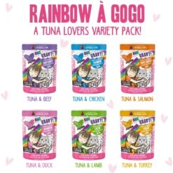 Weruva Cats In The Kitchen Pantry Party Variety Pack Grain-Free Cat Food, 3-oz Pouch, Case Of 12 & BFF Rainbow A Gogo Variety Pack Wet Cat Food Pouches, 3-oz, Case Of 12 -PurePet Bites Shop 611606 PT6. AC SS1800 V1661528023
