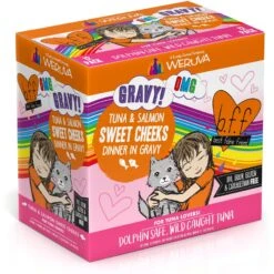 BFF Tuna & Salmon Sweet Cheeks Dinner In Gravy Wet Cat Food Pouches & BFF Tuna & Duck Devour Me Dinner In Gravy Wet Cat Food Pouches -PurePet Bites Shop 611662 PT1. AC SS1800 V1661548192