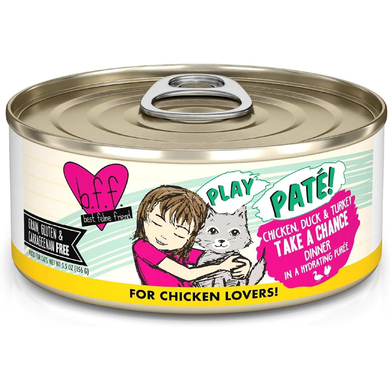 BFF Play Pate Lovers Chicken, Duck & Turkey Take A Chance Wet Cat Food & BFF Play Pate Lovers Chicken Checkmate Wet Cat Food 5 BFF Play Pate Lovers Chicken, Duck & Turkey Take A Chance Wet Cat Food & BFF Play Pate Lovers Chicken Checkmate Wet Cat Food - Image 3