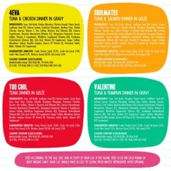 BFF Batch 'O Besties Variety Pack Canned Cat Food & BFF OMG Rainbow Road Variety Pack Grain-Free Canned Cat Food -PurePet Bites Shop 611814 PT3. AC SS1800 V1661547833