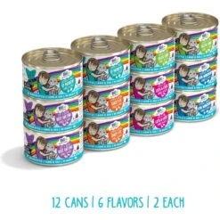 BFF Batch 'O Besties Variety Pack Canned Cat Food & BFF OMG Rainbow Road Variety Pack Grain-Free Canned Cat Food -PurePet Bites Shop 611814 PT5. AC SS1800 V1661548671