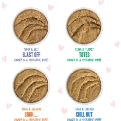 Weruva Best Feline Friend Paté Lovers, Aw Yeah! Paté Jamboree! Variety Pack Grain-Free Wet Cat Food, 2.8-oz Pouch, Case Of 12 & BFF Play Pate Lovers Pate Partay Variety Pack Wet Cat Food, 3-oz Pouch, Pack Of 12 -PurePet Bites Shop 611846 PT8. AC SS1800 V1661548552