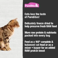 PureBites Salmon Freeze-Dried Topper For Cats -PurePet Bites Shop 612214 PT3. AC SS1800 V1677594432