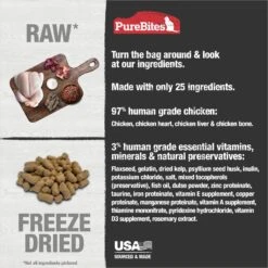 PureBites Chicken Freeze-Dried Topper For Cats -PurePet Bites Shop 612238 PT2. AC SS1800 V1677600893