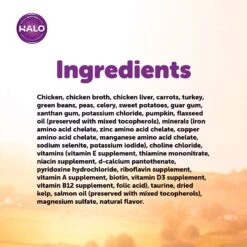 Halo Adult Grain-Free Pate Chicken Recipe In Broth Wet Cat Food & Halo Salmon Stew Grain-Free Adult Canned Cat Food -PurePet Bites Shop 630262 PT2. AC SS1800 V1663018501