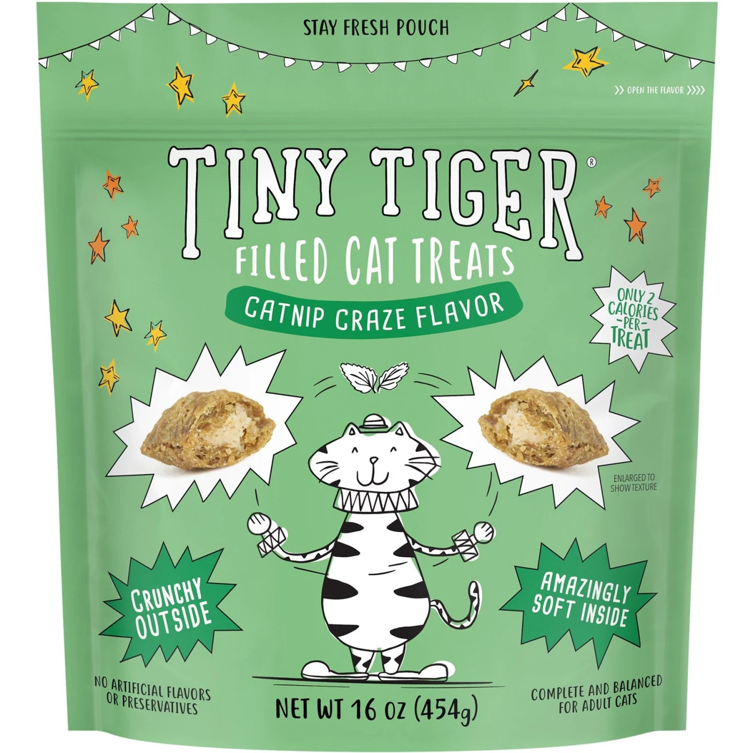 Tiny Tiger Catnip Craze Flavor Filled Cat Treats + 4 Items 6 Tiny Tiger Catnip Craze Flavor Filled Cat Treats + 4 Items - Image 4