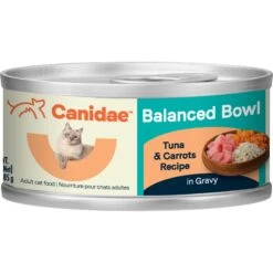 CANIDAE Balanced Bowl Salmon & Sweet Potato Recipe In Gravy Wet Cat Food, 3-oz Can, Case Of 24 & CANIDAE Balanced Bowl Tuna & Carrots Recipe In Gravy Wet Cat Food, 3-oz Can, Case Of 24 -PurePet Bites Shop 632638 PT6. AC SS1800 V1663602799