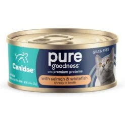 CANIDAE Adore Grain-Free Salmon & Whitefish In Broth Canned Cat Food & CANIDAE Adore Grain-Free Sardine & Mackerel In Broth Canned Cat Food -PurePet Bites Shop 632710 PT1. AC SS1800 V1663609169